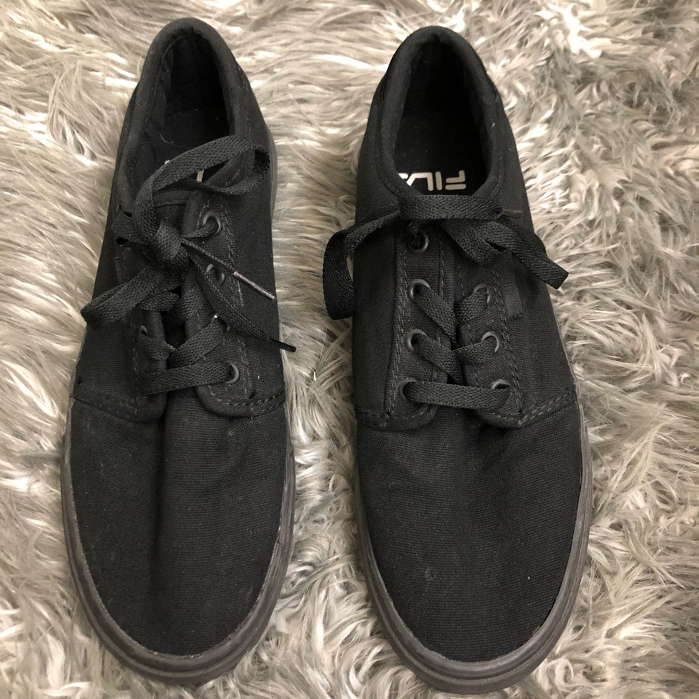 Black Fila shoes